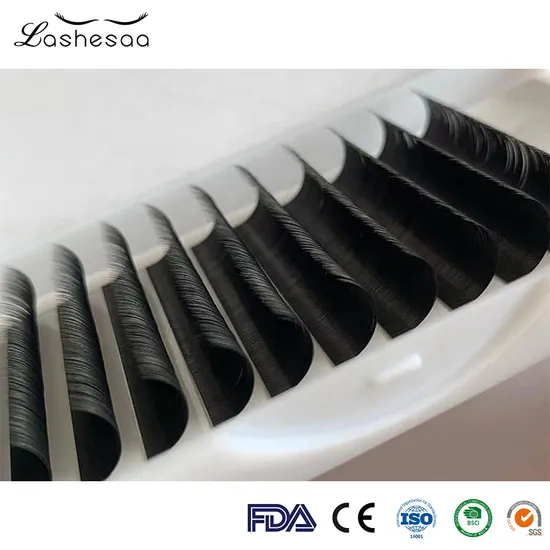 Mengfan Cina Dual Magnetic Wimpern Hersteller Diamond Shiny Lash Extension Crystal Spikes Glitter Blink Ciglia Estensione Radice lunga Pre Made Fans