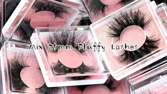 Collezione Glam Lashes Full Strip Mink Lashes Remi Lashes Real Lash Factory