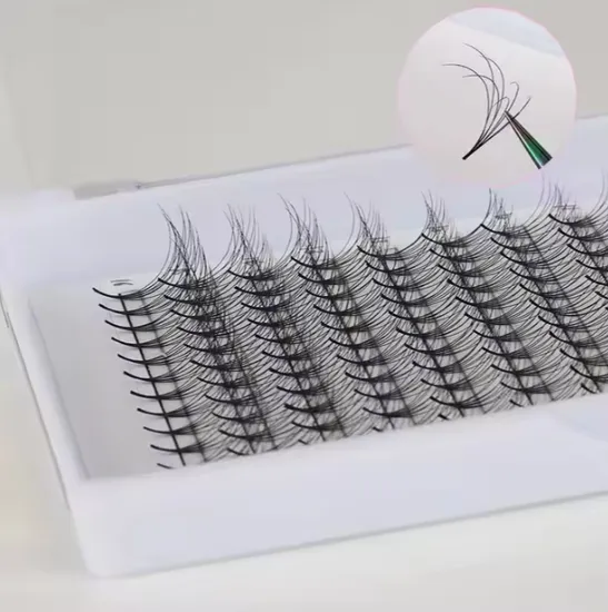 Mengfan Cina Spikes Lashes Produttore di ciglia finte Estensioni per ciglia Vassoi per ciglia Estensioni per ciglia Estensioni individuali per ciglia di visone Ciglia a grappolo fata
